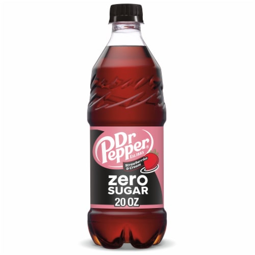 Dr Pepper Strawberries & Cream Zero Sugar Soda B7