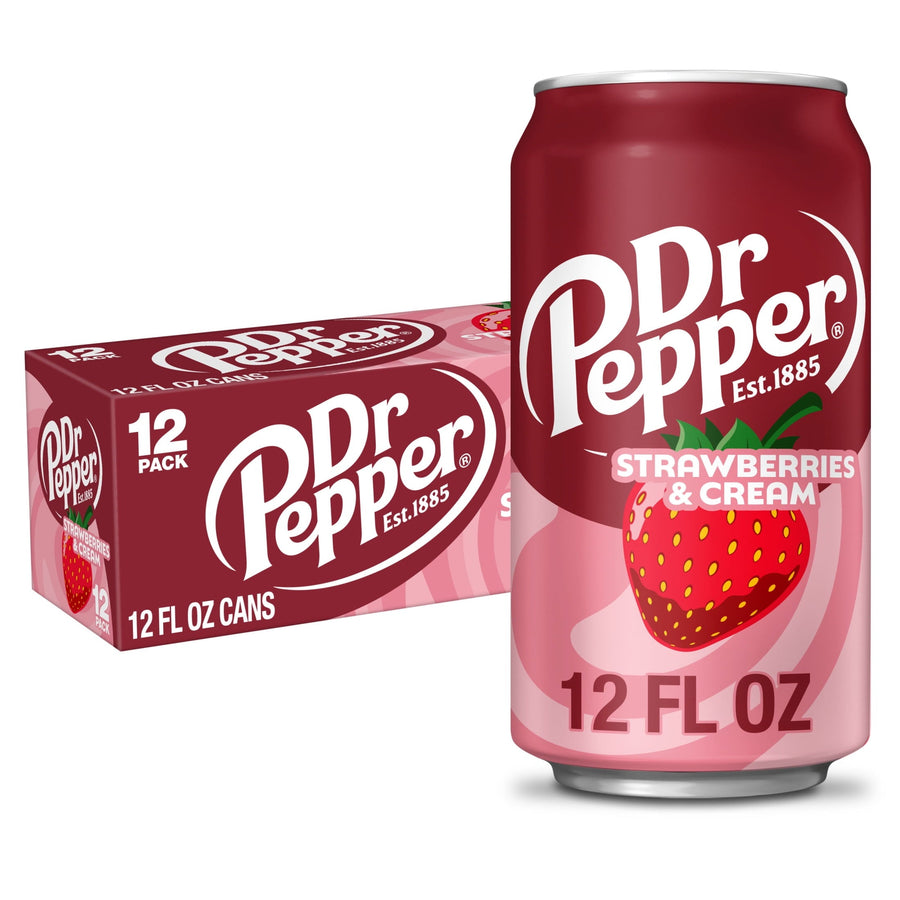 Dr Pepper Strawberries & Cream Soda N4
