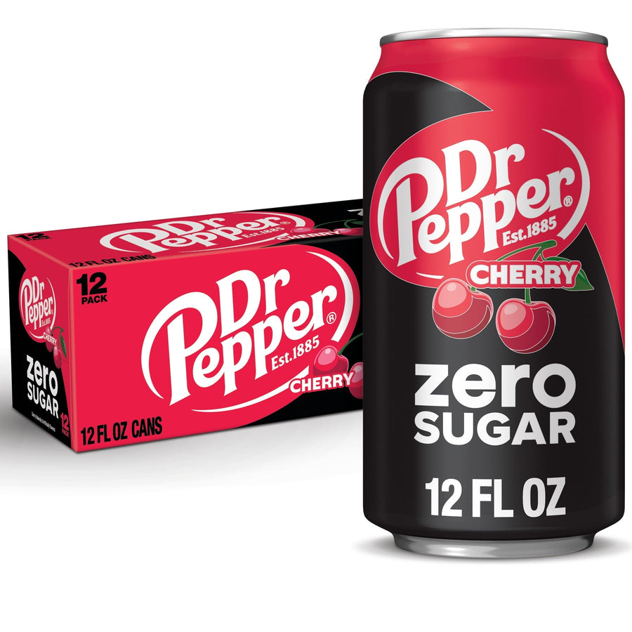 Dr Pepper Cherry Zero Sugar Soda F5